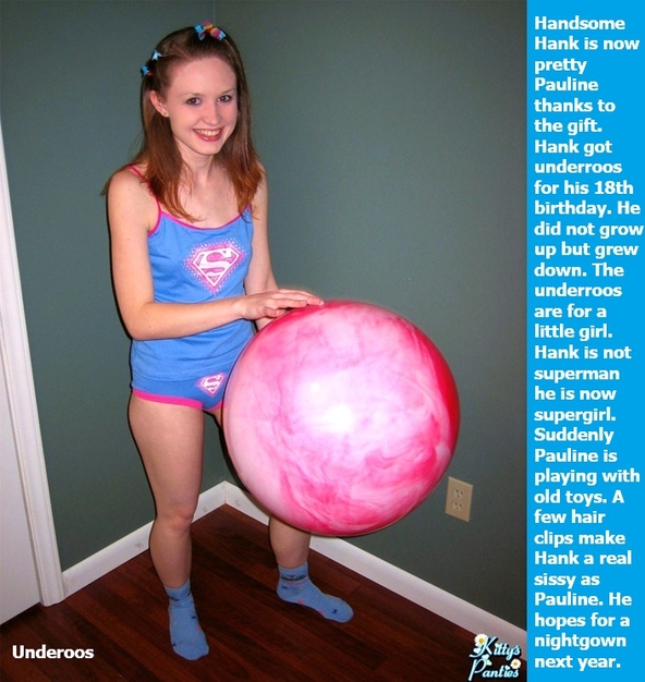 Kitty's Panties - Kitty is a sissy who loves her panties. Guess what? Kitty also loves diapers., Panties,Diaper,Sissy,Sissybaby, Adult Babies,Feminization,Identity Swap,Sissy Fashion