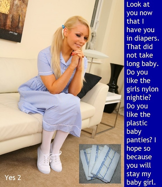 Yes 1 - 2 - Say yes to the diaper nurse. Bonus Video Sissy cappie added., Diaper,Nurse,Dominated,Sissy, Adult Babies,Feminization,Identity Swap,Sissy Fashion