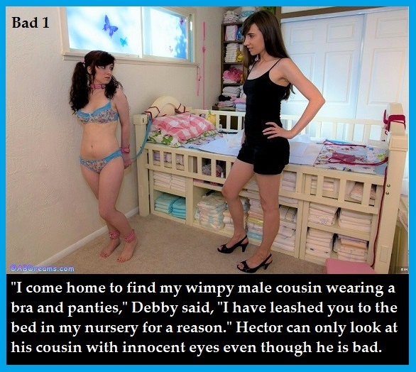 Two Stories - The first is about a bad boy who is caught crossdressing. The second is diaper punishment by an aunt., dsgdsg, Adult Babies,Feminization,Humiliation,Diaper Lovers