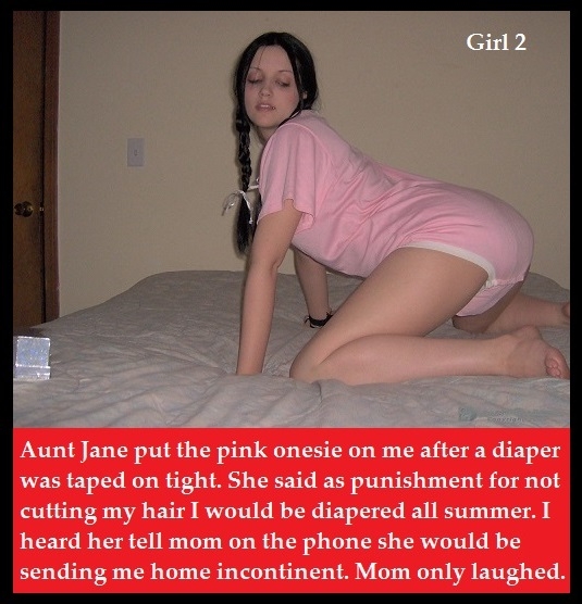 Two Stories - The first is about a bad boy who is caught crossdressing. The second is diaper punishment by an aunt., dsgdsg, Adult Babies,Feminization,Humiliation,Diaper Lovers