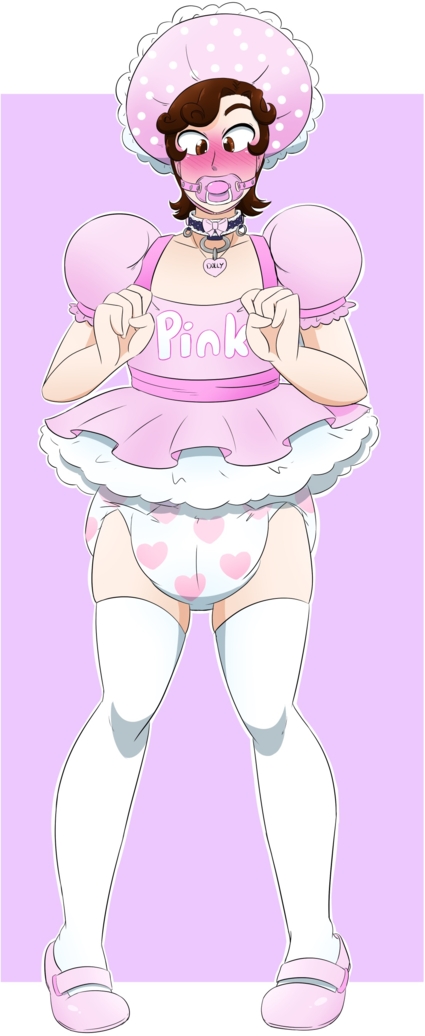 Lauren's New Dolly~ - Check out my other work here  https://kobi-tfs.deviantart.com/  And you can join my Patreon for more exclusive stuff here, https://www.patreon.com/Kobi94, Drawing,Art, Adult Babies,Feminization,Sissy Fashion,Diaper Lovers,Dolled Up