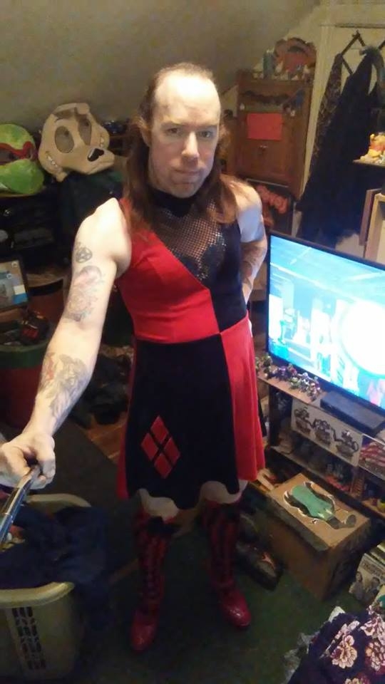 Harley Quinn dress - just wearing a great looking dress, dress, Fairytale,Magical Change