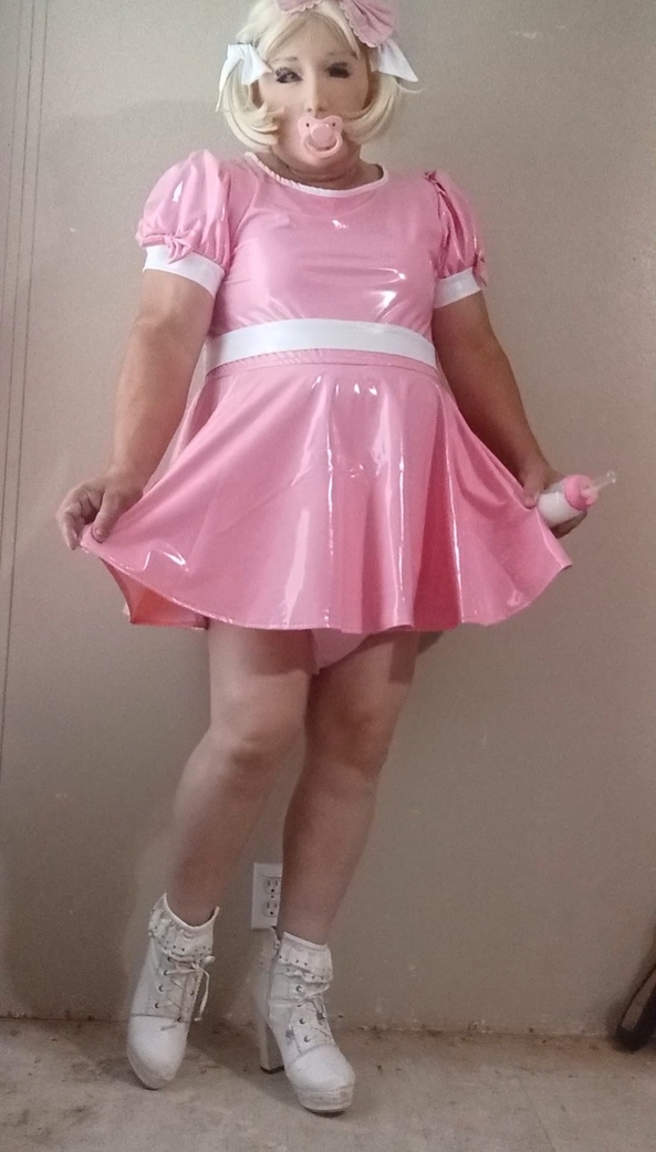 Another fun PVC Day, Adult Sissy Baby, Adult Babies,Feminization,Dominating Mistress Or Master,Diaper Lovers