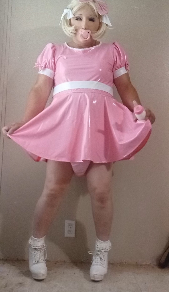 Another fun PVC Day, Adult Sissy Baby, Adult Babies,Feminization,Dominating Mistress Or Master,Diaper Lovers