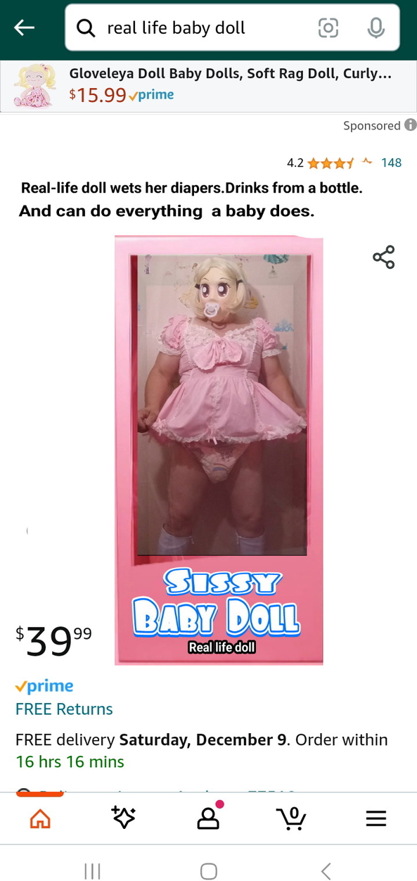 Baby Doll, Adult Sissy Baby, Adult Babies,Feminization,Diaper Lovers