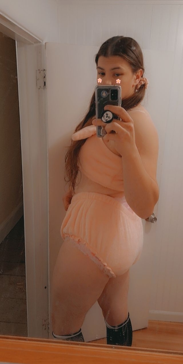Baby Bunny - Cute Sissy Bunny with a Full Nappy, sissy,abdl,bunny,pink,diaper, Adult Babies,Feminization,Diaper Lovers