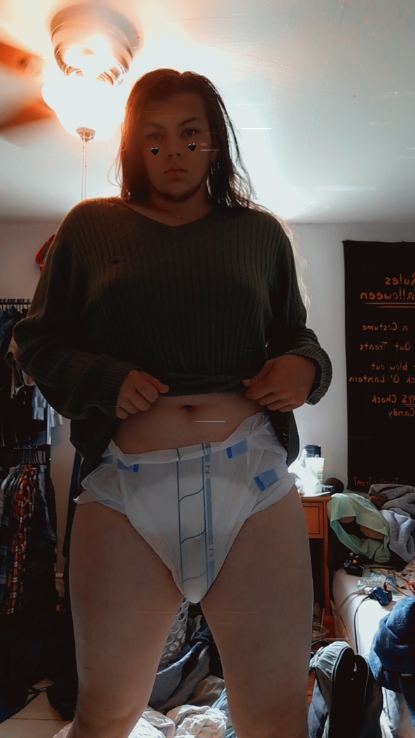 Messy Nappy after Napping - Went down for a nap a little messy, woke up soaked and messier than before , sissy,abdl,naptime,messy,wet,diaper,nappy, Adult Babies,Feminization,Wetting The Bed,Str8 Orientation,Diaper Lovers
