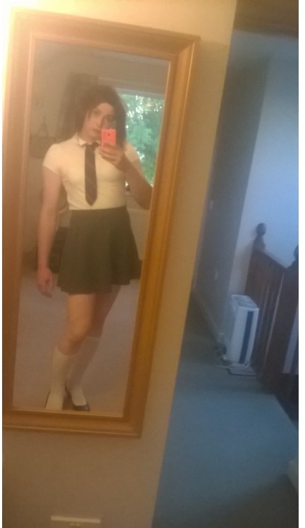 Back again :), sissy harriet,sissy schoolgirl,sissy westcountry,sissy,harriet,knickers,upskirt,, Feminization,Sissy Fashion