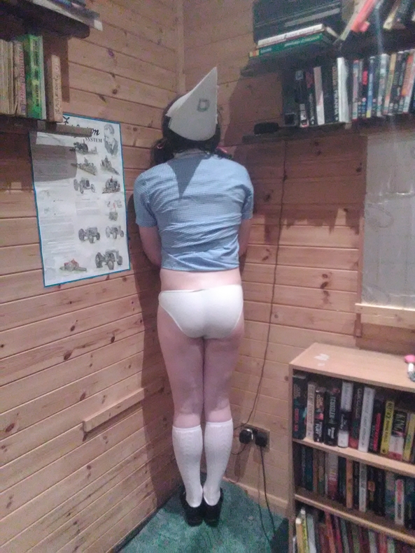 Harriet, Back to School - Just some pictures of todays dressup fun :), School uniform,Harriet,knickers,spanking,, Sissy Fashion,Dolled Up,Spankings,Feminization
