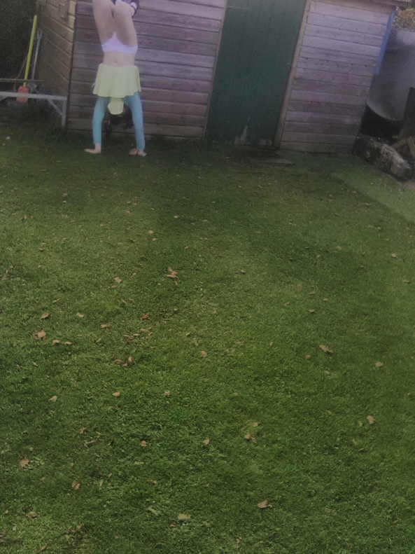 A day playing in the garden -  Having lots of fun :), Harriet,knickers,upskirt,panties,play,garden, Feminization,Dolled Up,Sissy Fashion
