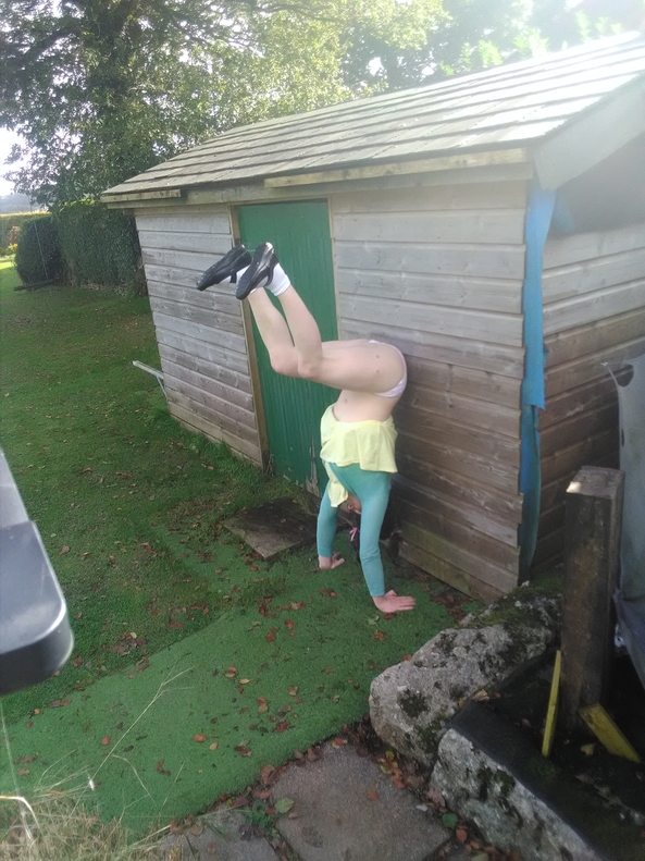 A day playing in the garden -  Having lots of fun :), Harriet,knickers,upskirt,panties,play,garden, Feminization,Dolled Up,Sissy Fashion