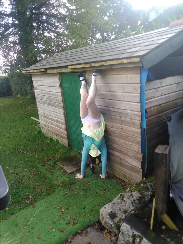 A day playing in the garden -  Having lots of fun :), Harriet,knickers,upskirt,panties,play,garden, Feminization,Dolled Up,Sissy Fashion
