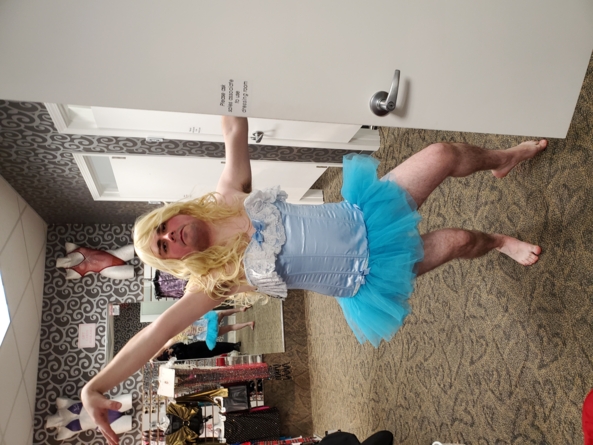 Ballerina Dressup - Me in corsets, tutus and wigs at Lover's Lane, ballerina,ballet,drag,tutu, Quick Change,Feminization,Increased Sexuality,Sissy Fashion,Dolled Up,Str8 Orientation