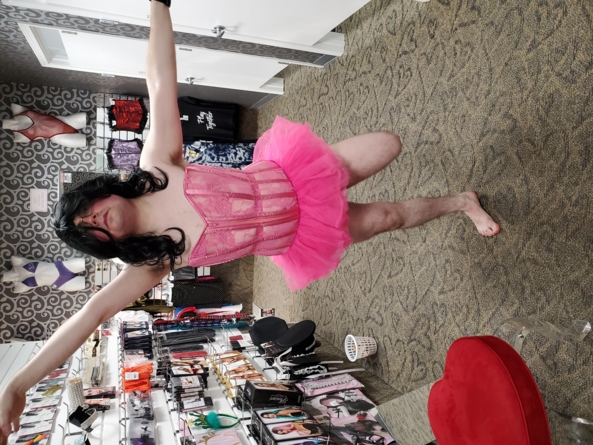 Ballerina Dressup - Me in corsets, tutus and wigs at Lover's Lane, ballerina,ballet,drag,tutu, Quick Change,Feminization,Increased Sexuality,Sissy Fashion,Dolled Up,Str8 Orientation