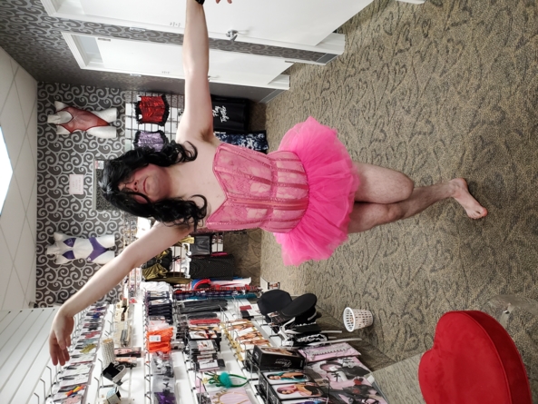 Ballerina Dressup - Me in corsets, tutus and wigs at Lover's Lane, ballerina,ballet,drag,tutu, Quick Change,Feminization,Increased Sexuality,Sissy Fashion,Dolled Up,Str8 Orientation