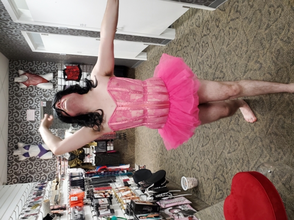 Ballerina Dressup - Me in corsets, tutus and wigs at Lover's Lane, ballerina,ballet,drag,tutu, Quick Change,Feminization,Increased Sexuality,Sissy Fashion,Dolled Up,Str8 Orientation