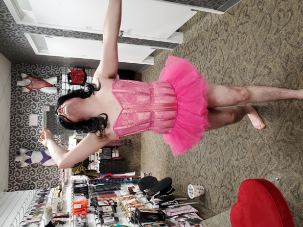 Ballerina Dressup - Me in corsets, tutus and wigs at Lover's Lane, ballerina,ballet,drag,tutu, Quick Change,Feminization,Increased Sexuality,Sissy Fashion,Dolled Up,Str8 Orientation