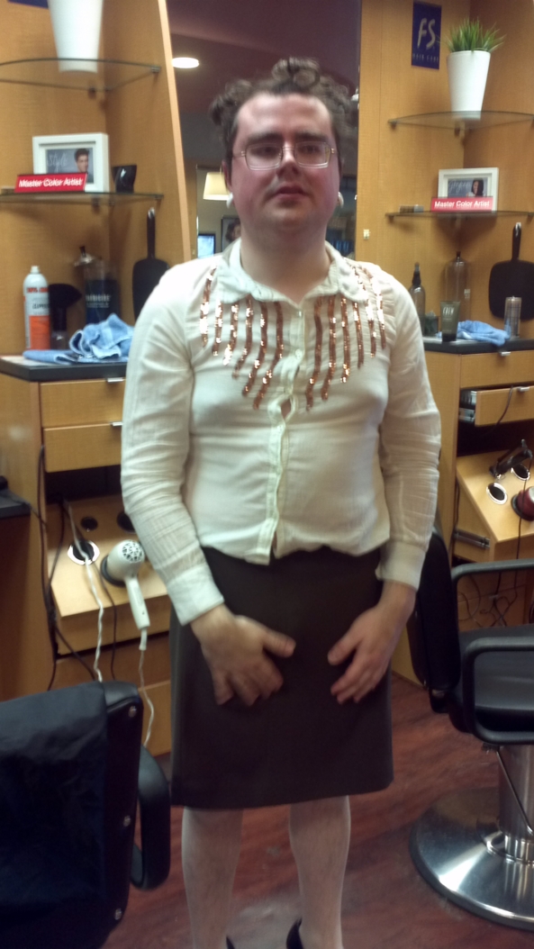 Ponytails in drag, ponytails,pigtails,drag, Quick Change,Feminization,Str8 Orientation,Increased Sexuality,Dolled Up