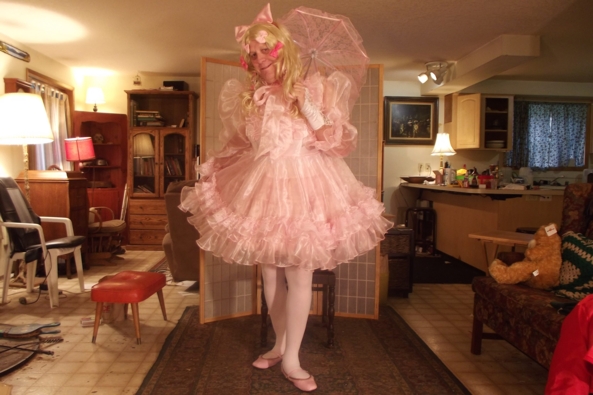 Prissy Sissy and Frilly to the max - I am just so....Excited!, sissy,crossdress,frilly,, Feminization,Holiday,Dolled Up,Sissy Fashion