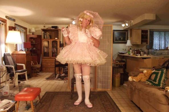 Prissy Pink in a Plethora of Petticoats, sissy,crossdress,petticoat,, Feminization,Dolled Up,Sissy Fashion