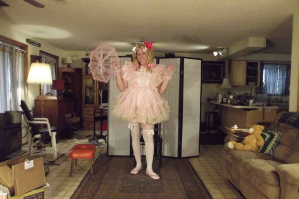 Totally Prissy in Pink - absolutely Prissy in Pink, sissy,cross,dress, , Feminization,Dolled Up,Sissy Fashion