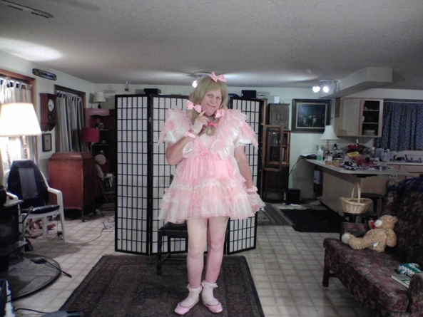 another of my Gumdrop dresses - I love this style so, sissy,gumdrops, Feminization,Holiday,Sissy Fashion