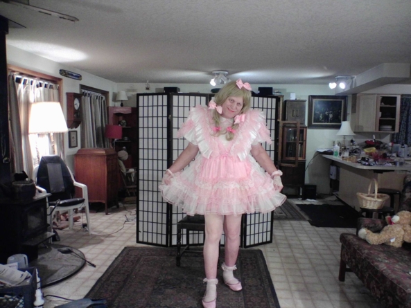 another of my Gumdrop dresses - I love this style so, sissy,gumdrops, Feminization,Holiday,Sissy Fashion