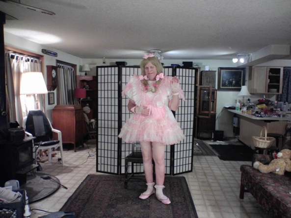 another of my Gumdrop dresses - I love this style so, sissy,gumdrops, Feminization,Holiday,Sissy Fashion