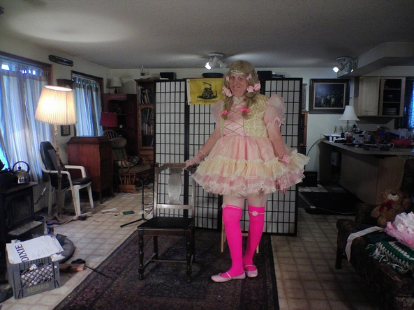 And how did YOU dress for Easter Sunday? - my prissy pink princess dress, sissy,fashion, Feminization,Sissy Fashion