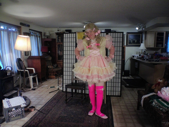And how did YOU dress for Easter Sunday? - my prissy pink princess dress, sissy,fashion, Feminization,Sissy Fashion
