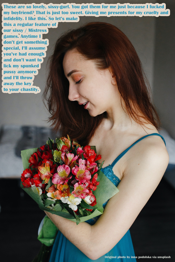 Sweet, sissy,cuckold,loving,humiliation, Feminization,Dominating Mistress Or Master,Increased Sexuality,Bondage