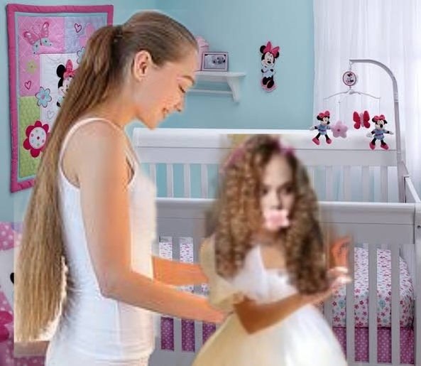  flower girl at mommys wedding with babysitter sarah  - The baby sitter getting sissy bell ready for mommys wedding in the nursery takes a while, Sweet little Flowergirl, Diaper Lovers,Adult Babies,Feminization