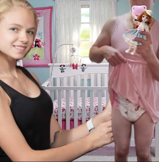  Wearing my pink baby dress today - Babysitter sarah loves sissies in pink, Pink dress, Adult Babies,Feminization,Diaper Lovers