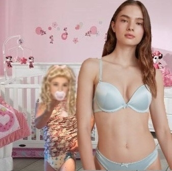 Baby sitter makes belle a pretty little girl - The girl from next door that loves to babysit , A babysitter that enjoyes wat ahe does, Diaper Lovers