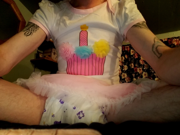 Cuppy cake - New diaper and cuppy cake onesie tutu, Sissy diaper baby, Diaper Lovers,Adult Babies,Feminization