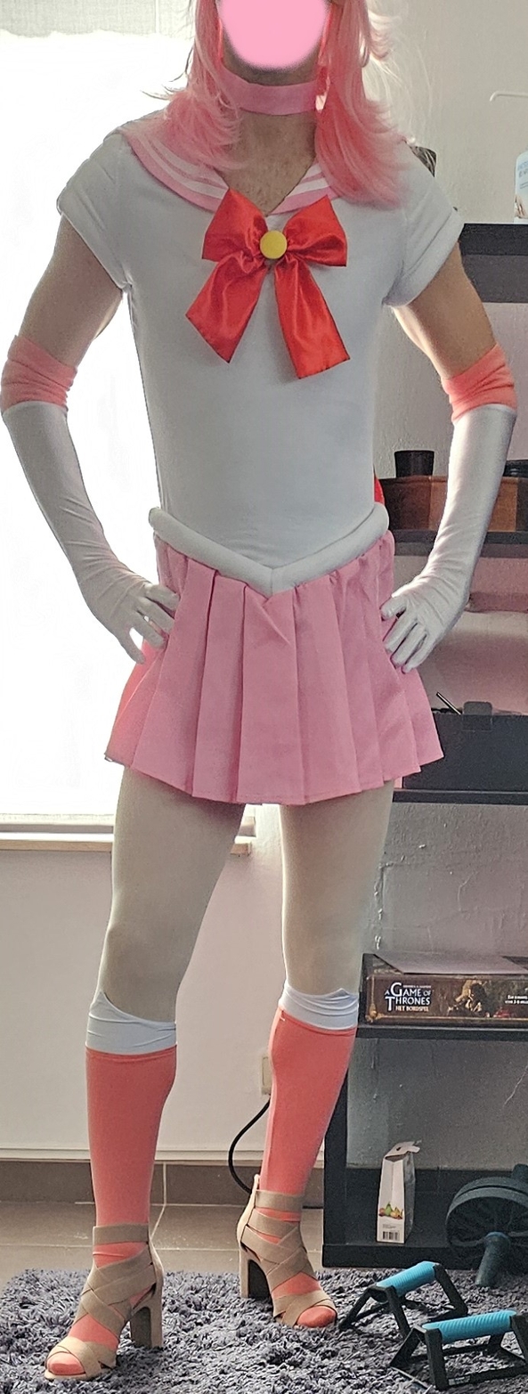 sailor moon cosplay - I've been wanting to dress like this for a long time. at cosplay events i am always jealous of the girls costumes, cosplay,high heels,sailor moon, Dolled Up,Sissy Fashion