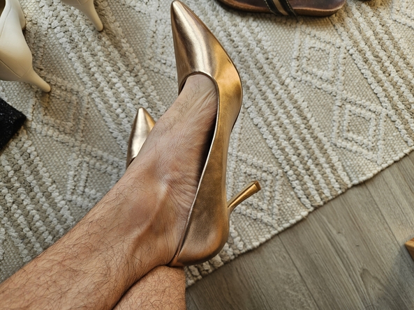 new high heels - Hi there frieds. i've bought some new high heels. How show i show them off? i'm lacking inspiration. I would love your suggestions. I'l send them in DM to you if they are too lewd ;), heels , Sissy Fashion,Feminization