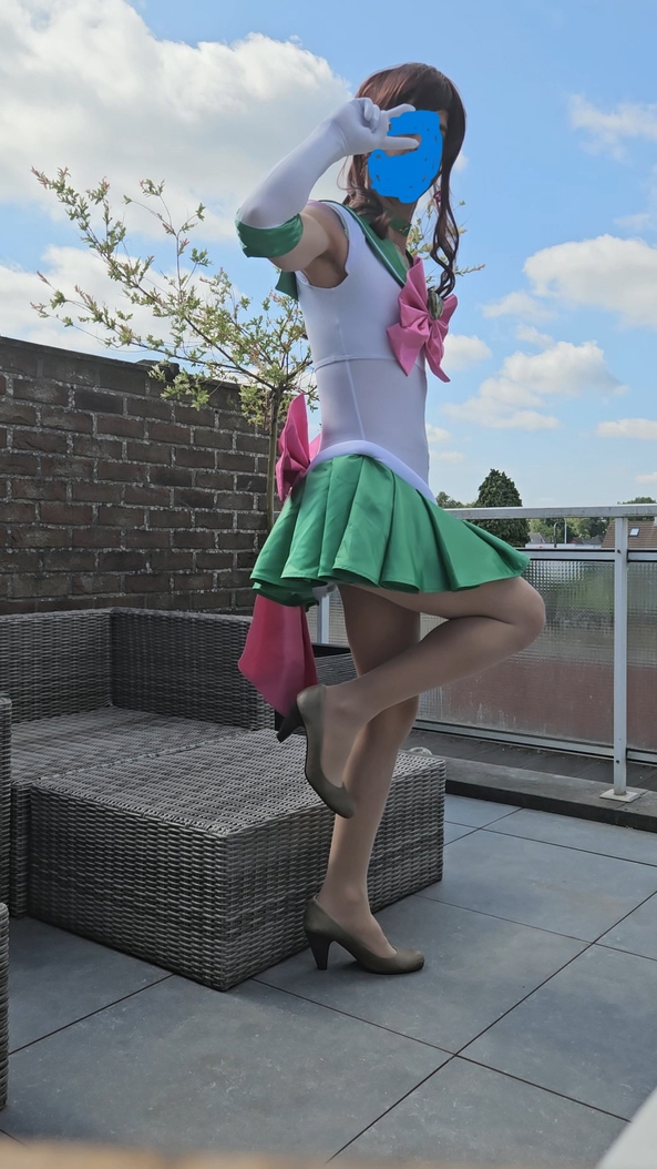 I did a cosplay photoshoot  - then decided to buy an expensive one. how should i show of my new one?, cosplay,high heels,sailor moon, Feminization,Dolled Up,Sissy Fashion