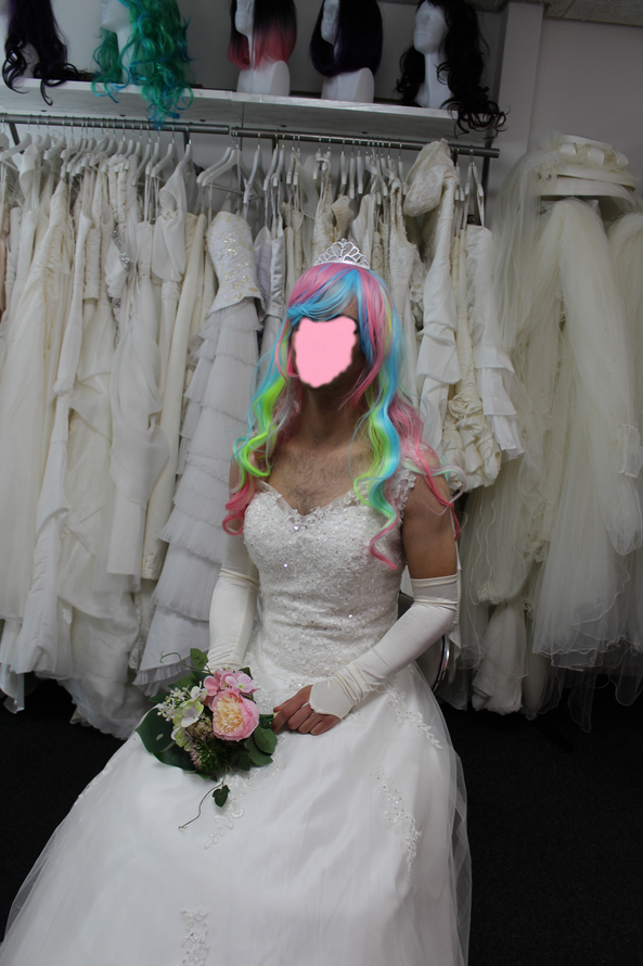 bridal moment - I recently had the opportunity to dress as a bride. , bride,wedding dress, Sissy Fashion,Wedding,Feminization,Dolled Up