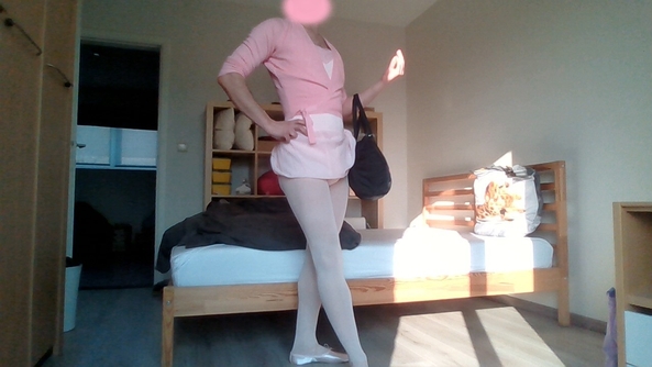 ballet lessons - caption recreation, ballet,leotard,skirt, Feminization,Dolled Up