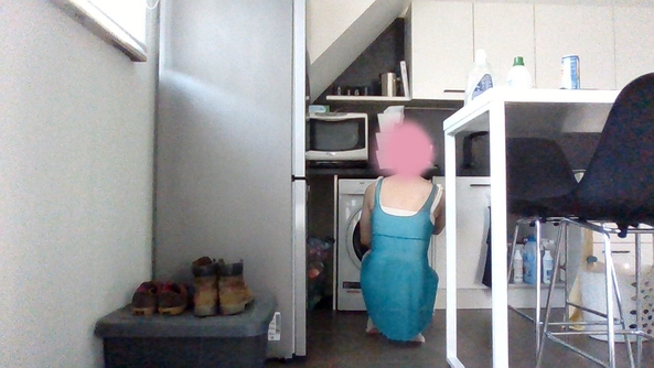 doing chores - wearing girly things while doing chores makes them less dull., ballet,leotard,skirt, Feminization,Dolled Up