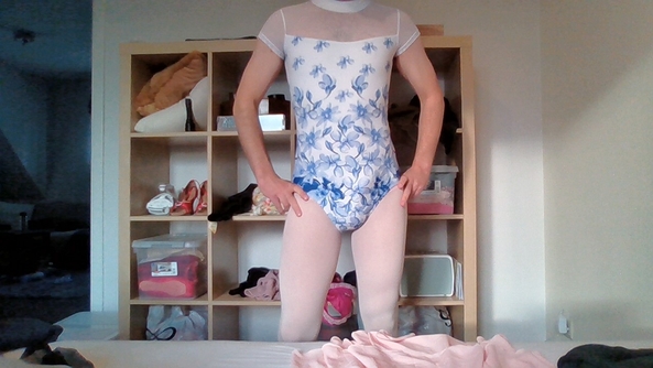 expensive leotard 4 - also my favourite leotard, ballet,leotard,skirt, Feminization,Sissy Fashion,Dolled Up