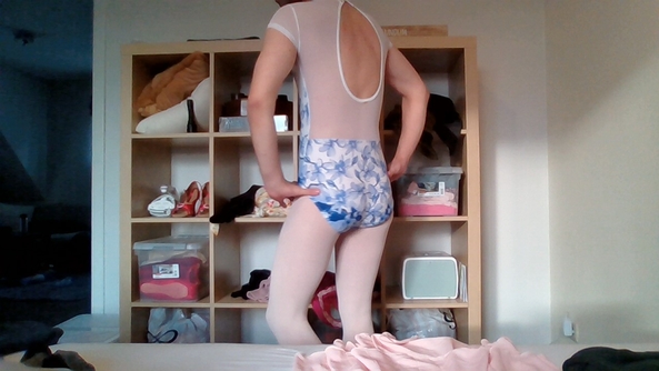 expensive leotard 4 - also my favourite leotard, ballet,leotard,skirt, Feminization,Sissy Fashion,Dolled Up