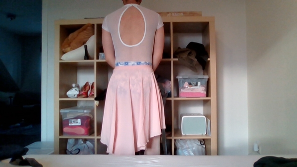 expensive leotard 4 - also my favourite leotard, ballet,leotard,skirt, Feminization,Sissy Fashion,Dolled Up