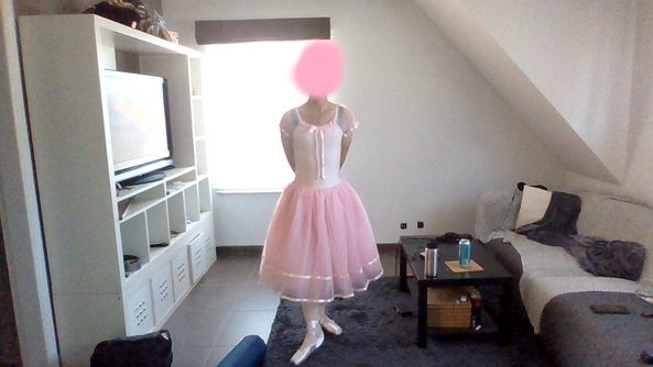 ballet dress - I really love the poofiness of this ballet dress , ballet , Feminization,Dolled Up,Sissy Fashion