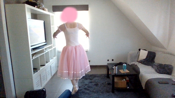 ballet dress - I really love the poofiness of this ballet dress , ballet , Feminization,Dolled Up,Sissy Fashion