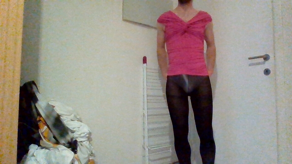 I did some sales shopping. - the skirt is slightly too large, but I really like the look, pantyhose,skirt,top, Feminization,Dolled Up