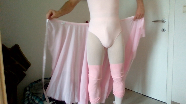 dressing up as a ballerina - it's been a long time since i've dresses as a ballerina, ballet,leotard,skirt, Sissy Fashion,Feminization