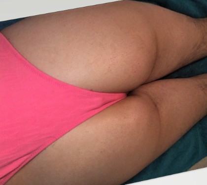 Showing off my ass, ass,throng,shaved, Sissy Fashion,Feminization