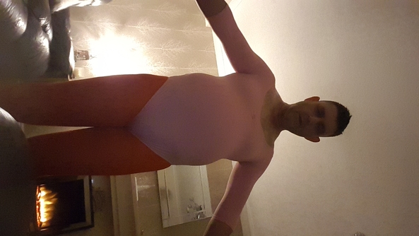 ballerina sissy - wearing my new leotard and new tights, ballerina,leotard,tights,sissy,gay,crossdrrsseling, Sissy Fashion,Gay Orientation